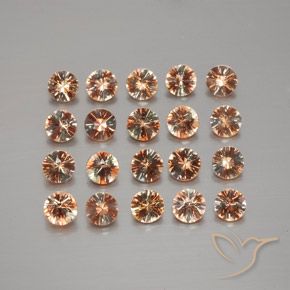 Pedras preciosas de Andaluzita Multicolorido natural de 3.18 ct, Redondo, VS