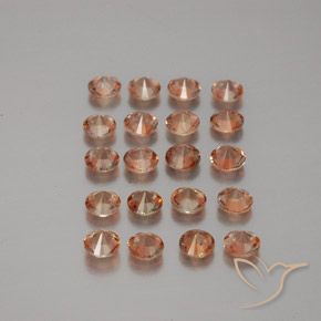 Pedras preciosas de Andaluzita Multicolorido natural de 3.18 ct, Redondo, VS