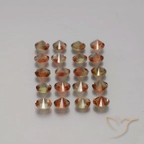 Pedras preciosas de Andaluzita Multicolorido natural de 3.28 ct, Redondo, VS