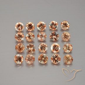 Pedras preciosas de Andaluzita Multicolorido natural de 3.41 ct, Redondo, VS