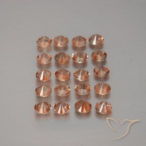 Pedras preciosas de Andaluzita Multicolorido natural de 3.41 ct, Redondo, VS