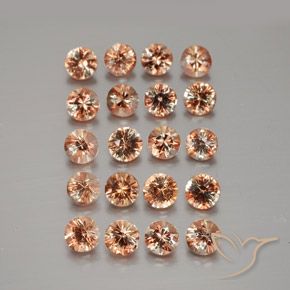 3.79ctw Natural Multicolorido Andaluzita, Redondo, VS
