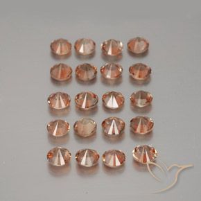 Pedras preciosas de Andaluzita Multicolorido natural de 3.79 ct, Redondo, VS