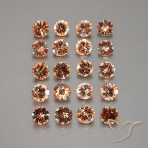 3.54ctw Natural Multicolorido Andaluzita, Redondo, VS