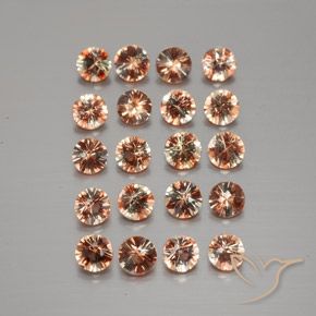 3.46ctw Natural Multicolorido Andaluzita, Redondo, VS