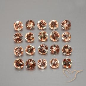 Pedras preciosas de Andaluzita Multicolorido natural de 3.46 ct, Redondo, VS