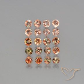 4.41ctw Natural Multicolorido Andaluzita, Redondo, VS