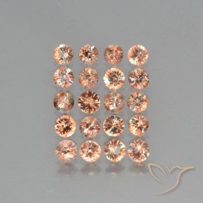 Pedras preciosas de Andaluzita Multicolorido natural de 3.99 ct, Redondo, VS