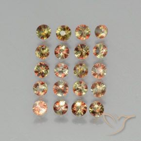 Pedras preciosas de Andaluzita Multicolorido natural de 2.63 ct, Redondo, VS