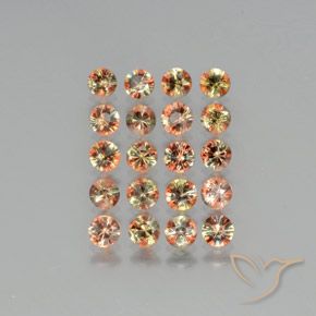 3.82ctw Natural Multicolorido Andaluzita, Redondo, VS