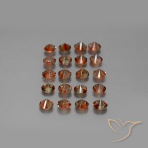 Pedras preciosas de Andaluzita Multicolorido natural de 3.46 ct, Redondo, VS