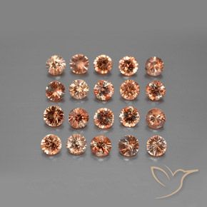 Pedras preciosas de Andaluzita Multicolorido natural de 3.76 ct, Redondo, VS