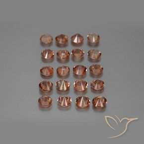 Pedras preciosas de Andaluzita Multicolorido natural de 3.76 ct, Redondo, VS
