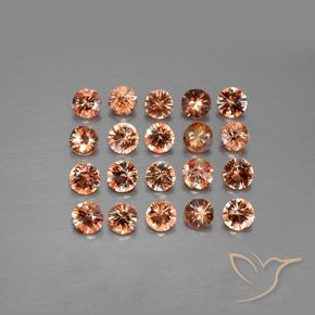 Pedras preciosas de Andaluzita Multicolorido natural de 3.49 ct, Redondo, VS