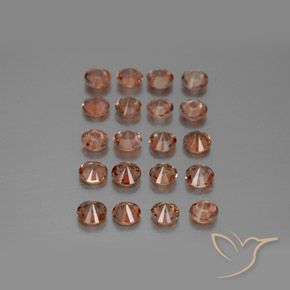 Pedras preciosas de Andaluzita Multicolorido natural de 3.49 ct, Redondo, VS