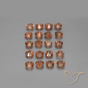Pedras preciosas de Andaluzita Multicolorido natural de 3.33 ct, Redondo, VS