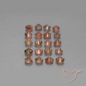 Pedras preciosas de Andaluzita Multicolorido natural de 3.52 ct, Redondo, VS