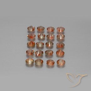 Pedras preciosas de Andaluzita Multicolorido natural de 3.37 ct, Redondo, VS
