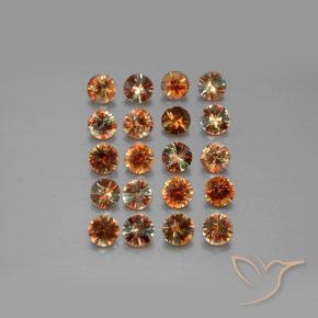 3.49ctw Natural Multicolorido Andaluzita, Redondo, VS
