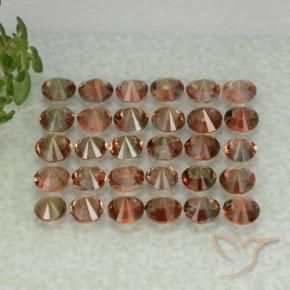 Pedras preciosas de Andaluzita Multicolorido natural de 4.57 ct, Redondo, VS