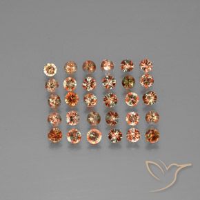 Pedras preciosas de Andaluzita Multicolorido natural de 3.67 ct, Redondo, VS