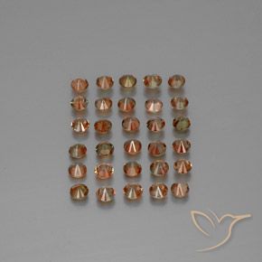 Pedras preciosas de Andaluzita Multicolorido natural de 3.67 ct, Redondo, VS