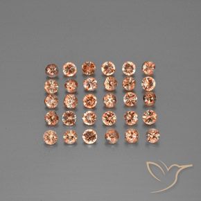Pedras preciosas de Andaluzita Multicolorido natural de 3.76 ct, Redondo, VS