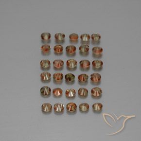 Pedras preciosas de Andaluzita Multicolorido natural de 4.08 ct, Redondo, VS