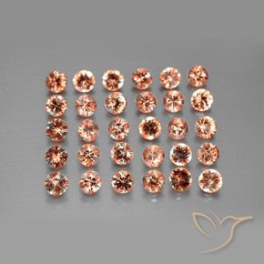 Pedras preciosas de Andaluzita Multicolorido natural de 3.81 ct, Redondo, VS