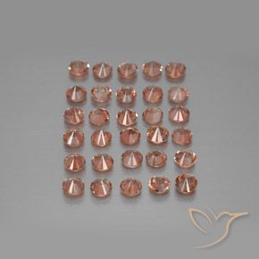 Pedras preciosas de Andaluzita Multicolorido natural de 3.81 ct, Redondo, VS