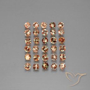 3.70ctw Natural Multicolorido Andaluzita, Redondo, VS