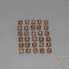 Pedras preciosas de Andaluzita Multicolorido natural de 3.63 ct, Redondo, VS