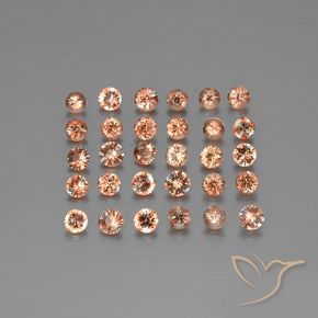 Pedras preciosas de Andaluzita Multicolorido natural de 3.85 ct, Redondo, VS