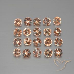 Pedras preciosas de Andaluzita Multicolorido natural de 3.02 ct, Redondo, VS