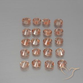 Pedras preciosas de Andaluzita Multicolorido natural de 3.02 ct, Redondo, VS