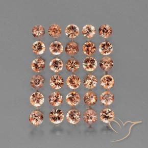 Pedras preciosas de Andaluzita Multicolorido natural de 3.74 ct, Redondo, VS