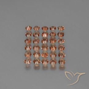 Pedras preciosas de Andaluzita Multicolorido natural de 3.74 ct, Redondo, VS