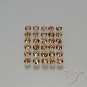 Pedras preciosas de Andaluzita Multicolorido natural de 4.05 ct, Redondo, VS