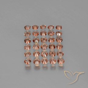 Pedras preciosas de Andaluzita Multicolorido natural de 3.51 ct, Redondo, VS