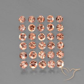 Pedras preciosas de Andaluzita Multicolorido natural de 3.67 ct, Redondo, VS