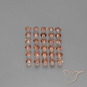 Pedras preciosas de Andaluzita Multicolorido natural de 3.67 ct, Redondo, VS