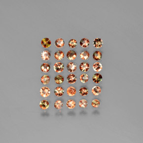 Pedras preciosas de Andaluzita Multicolorido natural de  ct, Corte Redondo, VS