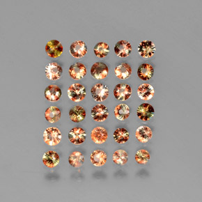 Pedras preciosas de Andaluzita Multicolorido natural de  ct, Corte Redondo, VS