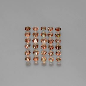 Pedras preciosas de Andaluzita Multicolorido natural de  ct, Corte Redondo, VS