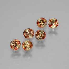 Pedras preciosas de Andaluzita Multicolorido natural de  ct, Corte Redondo, VS