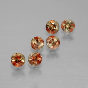 Pedras preciosas de Andaluzita Multicolorido natural de  ct, Corte Redondo, VS