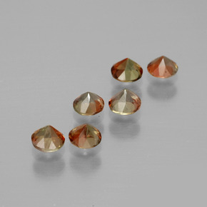 Pedras preciosas de Andaluzita Multicolorido natural de  ct, Corte Redondo, VS