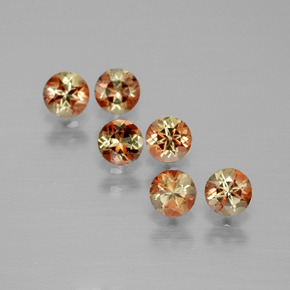 Pedras preciosas de Andaluzita Multicolorido natural de 1.18 ct, Corte Redondo, VS