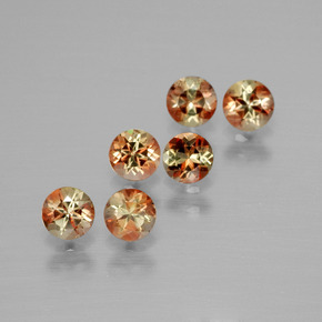 Pedras preciosas de Andaluzita Multicolorido natural de 1.18 ct, Corte Redondo, VS