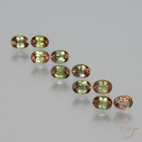 2.12ctw Natural Multicolorido Andaluzita, oval, VS